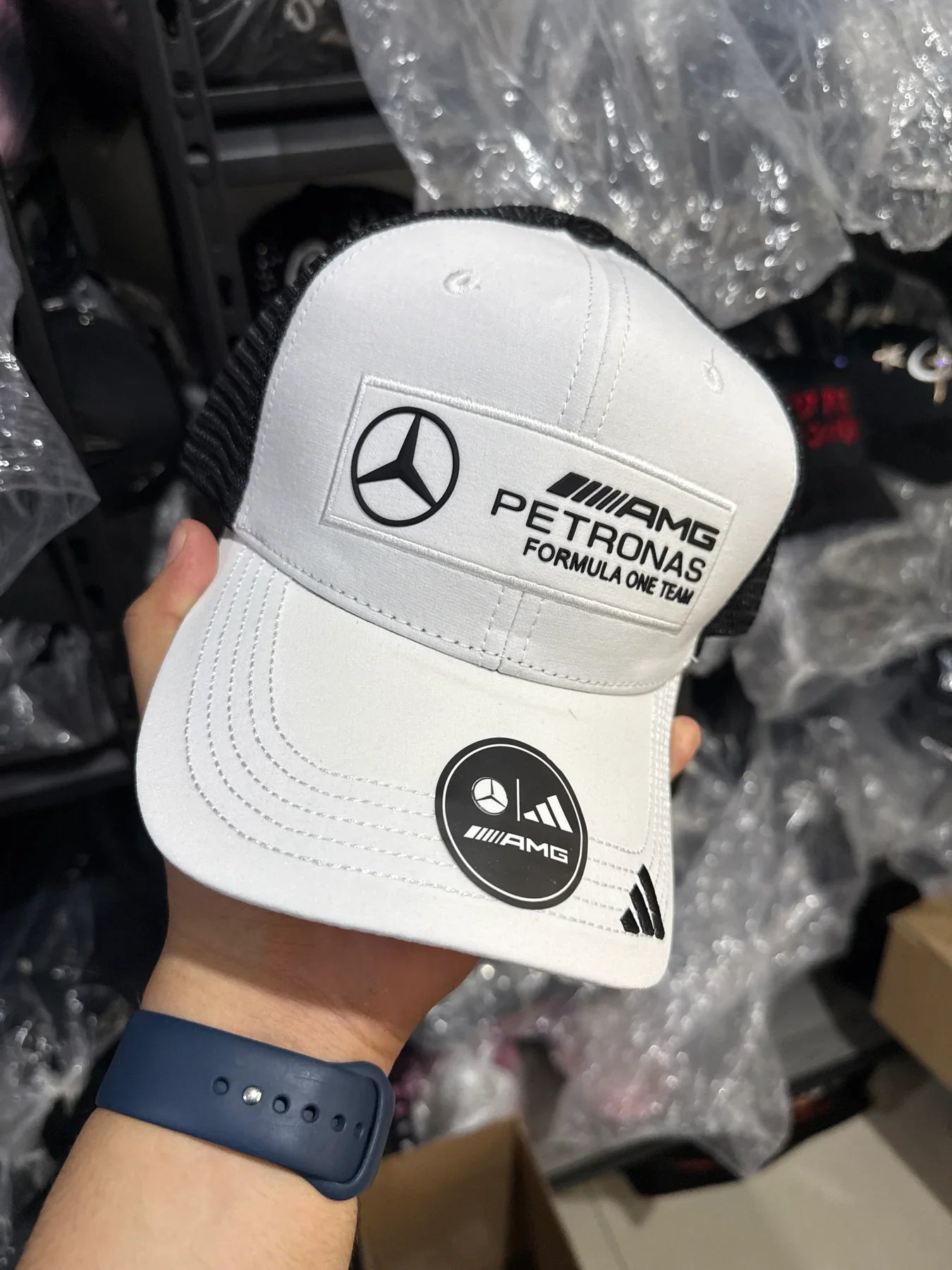Adidas F1 Mercedes-AMG Petronas White